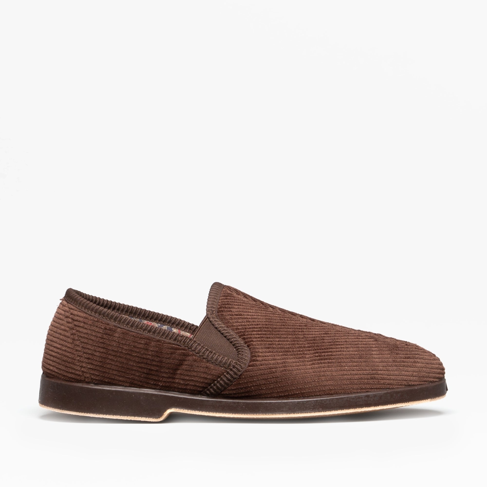 GBS EXETER Mens Slippers Brown | House Of Slippers