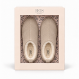 HOS Sheepskin PIXIE Womens Full Slippers Stone