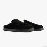 TOMS ALONSO MULE Mens Faux Shearling Lined Slippers Black