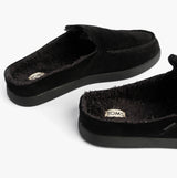 TOMS ALONSO MULE Mens Faux Shearling Lined Slippers Black