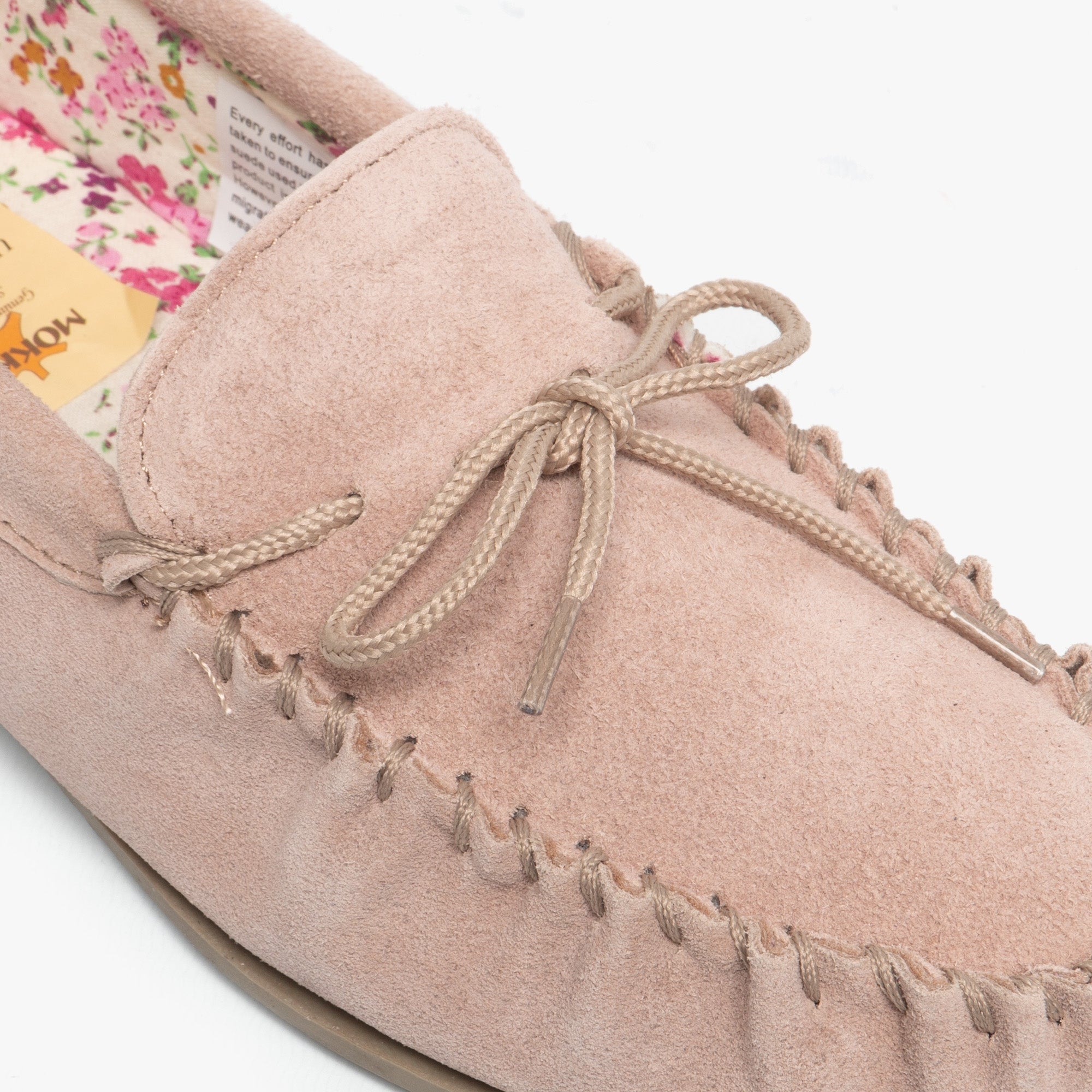 Mokkers LILY Womens Moccasin Slippers Stone | House Of Slippers