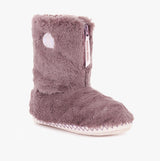 Bedroom Athletics MONROE Womens Faux Fur Boots Aquarelle/Dusky Pink