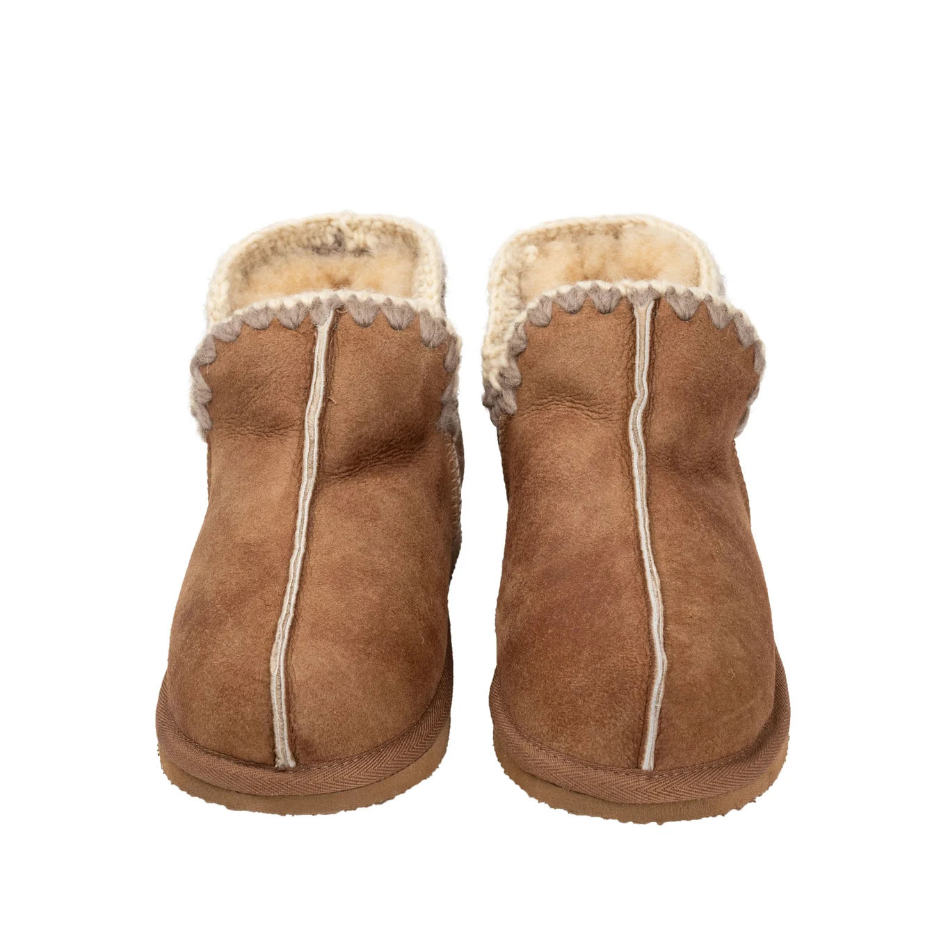 Shepherd JULIET Womens Full Slippers Antique Cognac