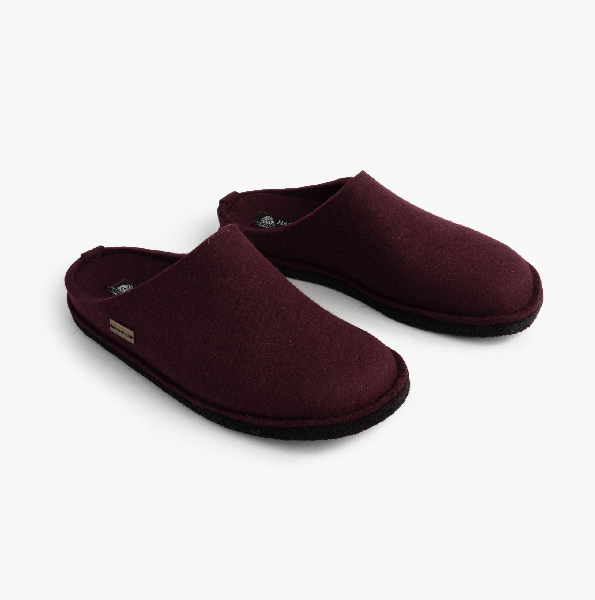Haflinger SOFT Womens Mules Bordeaux