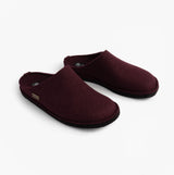 Haflinger SOFT Womens Mules Bordeaux