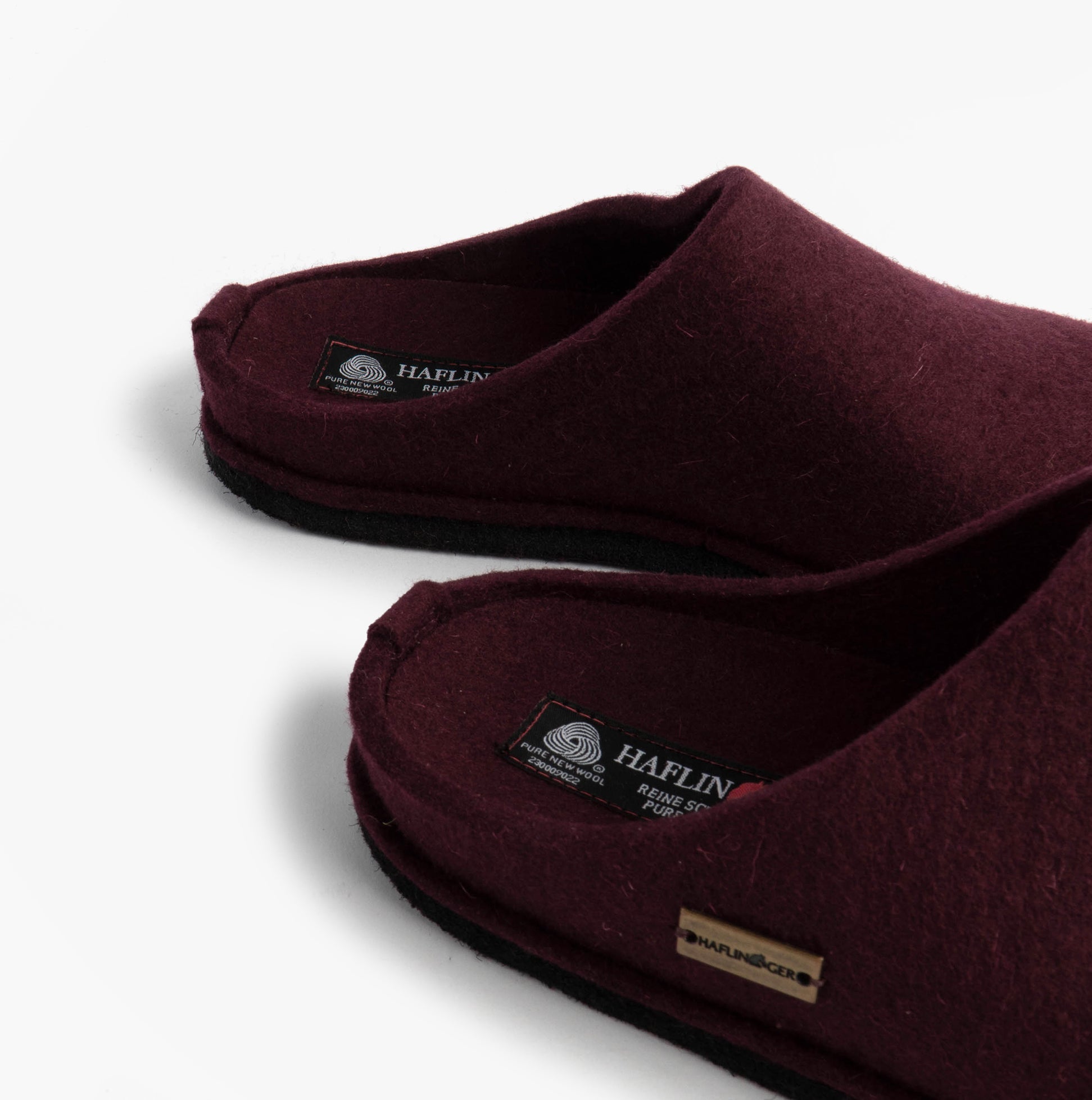 Haflinger SOFT Womens Mules Bordeaux