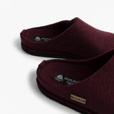 Haflinger SOFT Womens Mules Bordeaux