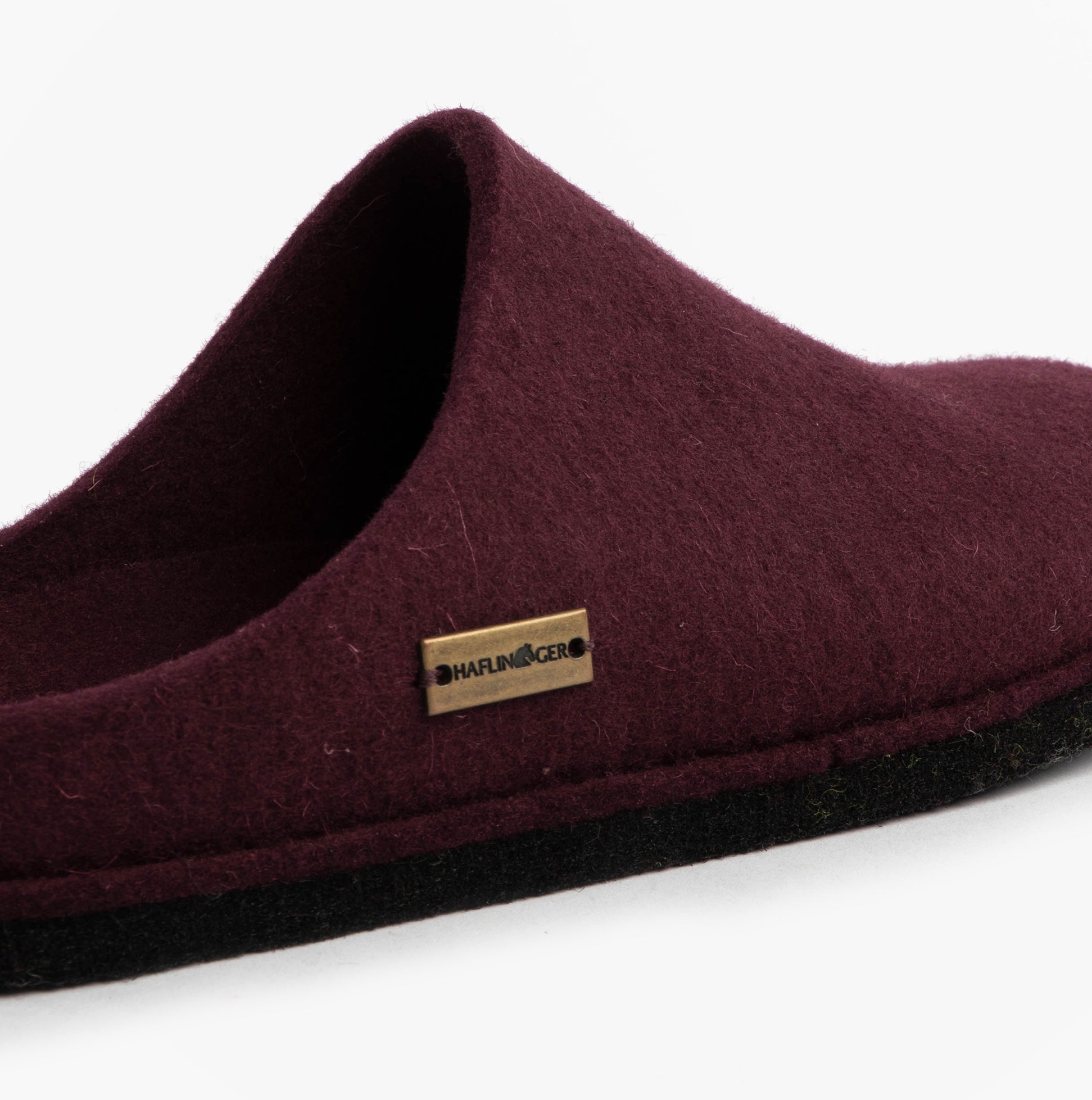 Haflinger SOFT Womens Mules Bordeaux