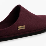 Haflinger SOFT Womens Mules Bordeaux