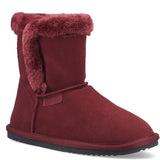 Hush Puppies Ashleigh Womens Slipper Boots Wine