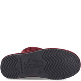 Hush Puppies Ashleigh Womens Slipper Boots Wine