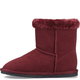 Hush Puppies Ashleigh Womens Slipper Boots Wine