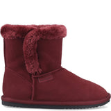 Hush Puppies Ashleigh Womens Slipper Boots Wine
