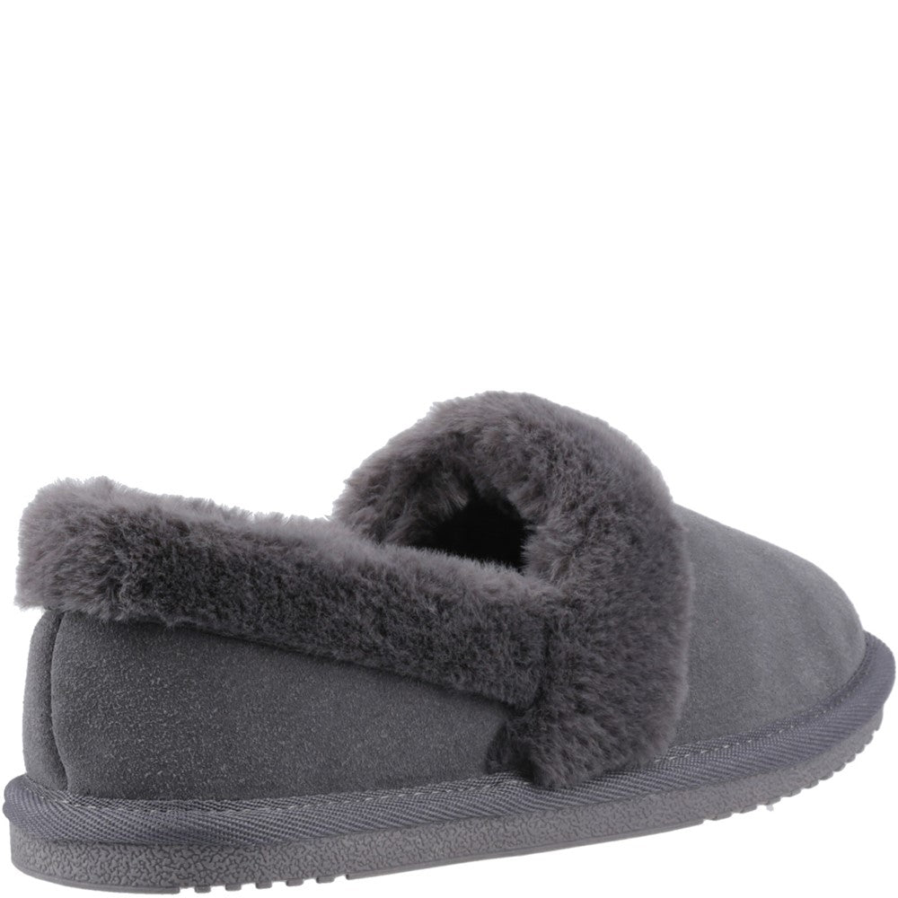 Hush Puppies Ariel Womens Full Slippers Grey