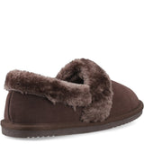 Hush Puppies Ariel Womens Full Slippers Chocolate