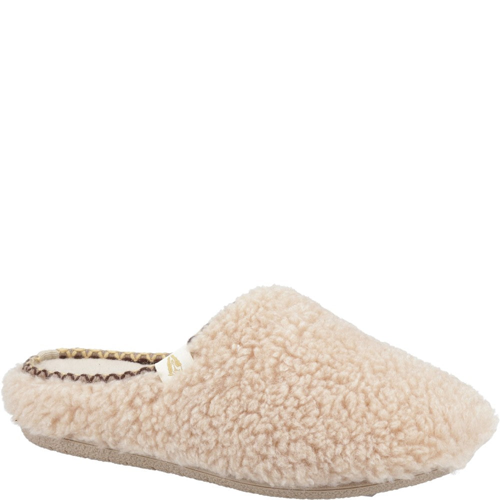 Hush Puppies Good Teddy Womens Mules Beige