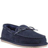 Hush Puppies Abraham Mens Moccasins Navy