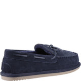 Hush Puppies Abraham Mens Moccasins Navy