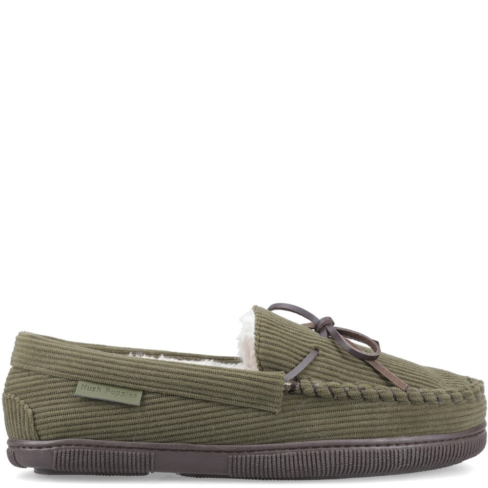 Hush Puppies Ace Mens Moccasins Khaki