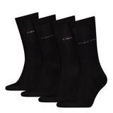 Calvin Klein 4 Pack Giftbox Classic Mens Crew Socks Black