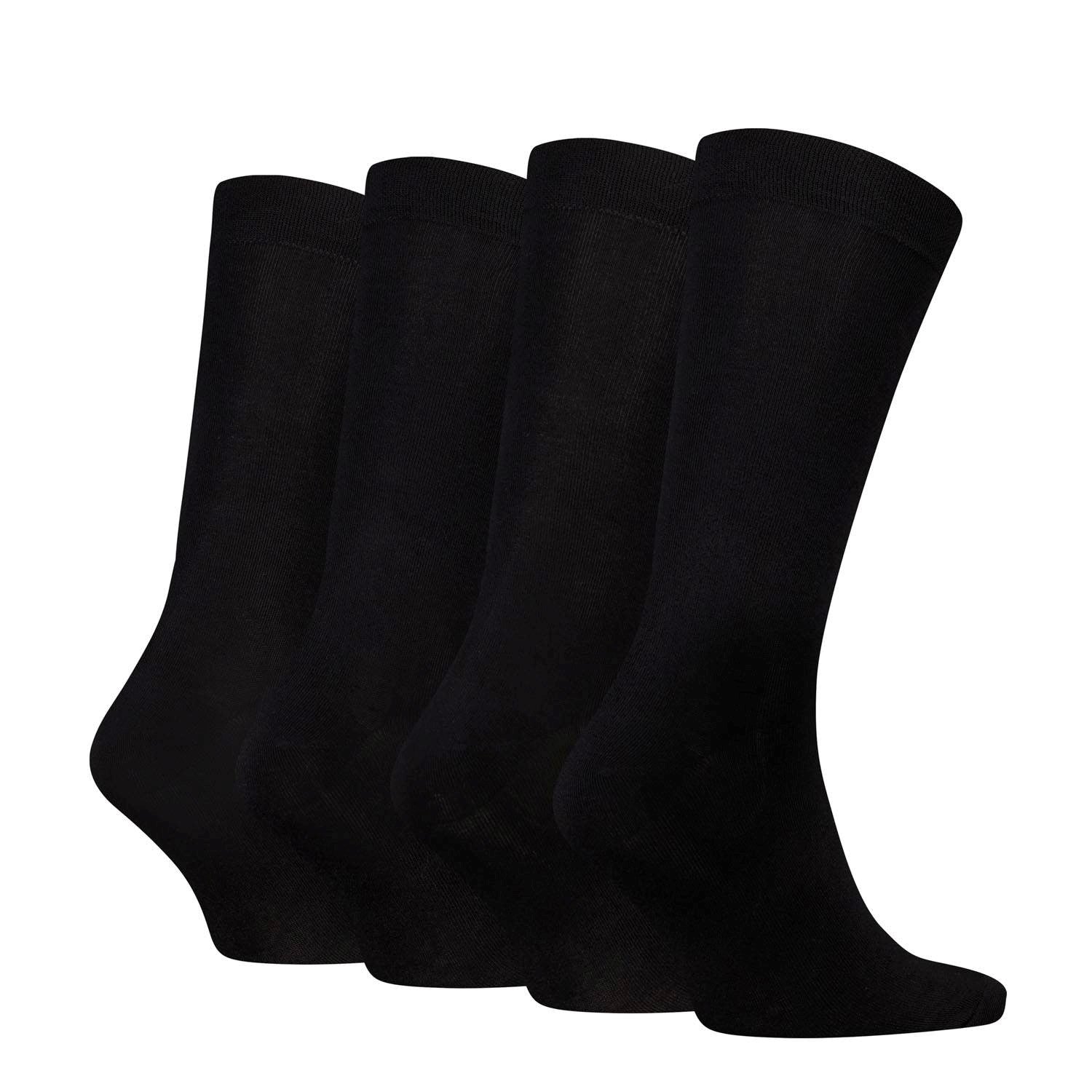 Calvin Klein 4 Pack Giftbox Classic Mens Crew Socks Black