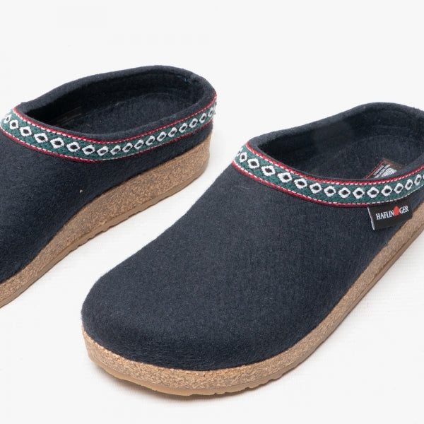 Haflinger FRANZL Womens Mules Mittelblau