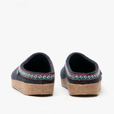 Haflinger FRANZL Womens Mules Mittelblau