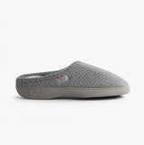 Totes Isotoner POPCORN TERRY Womens Mule Slippers Grey