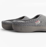 Totes Isotoner POPCORN TERRY Womens Mule Slippers Grey