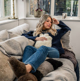 Shepherd KERRI Sheepskin Hot Water Bottle Creme