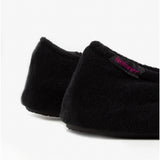 Totes Isotoner TERRY BALLERINA SLIPPERS Womens Full Slippers Black