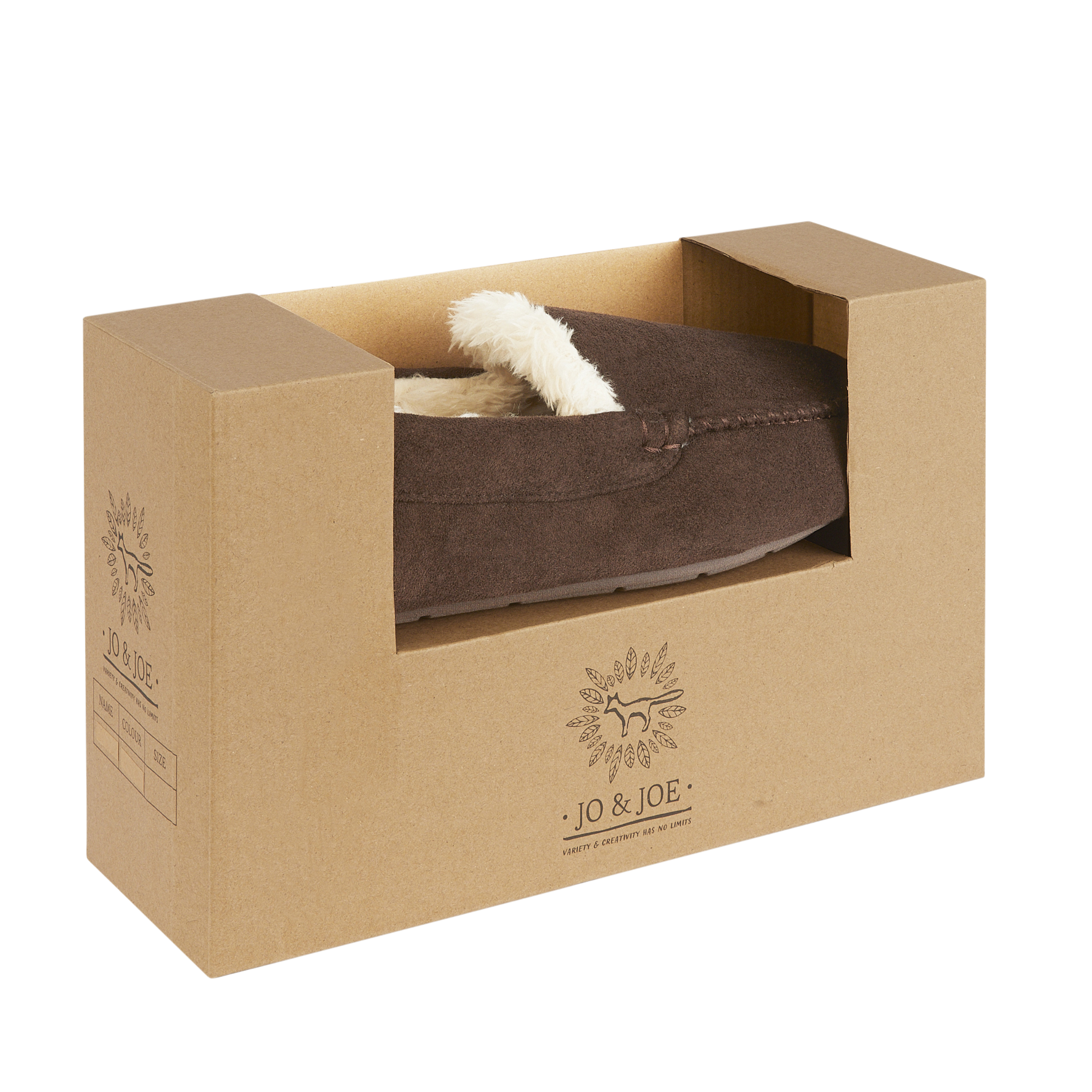 Jo & Joe ALBIE Mens Moccasins Brown