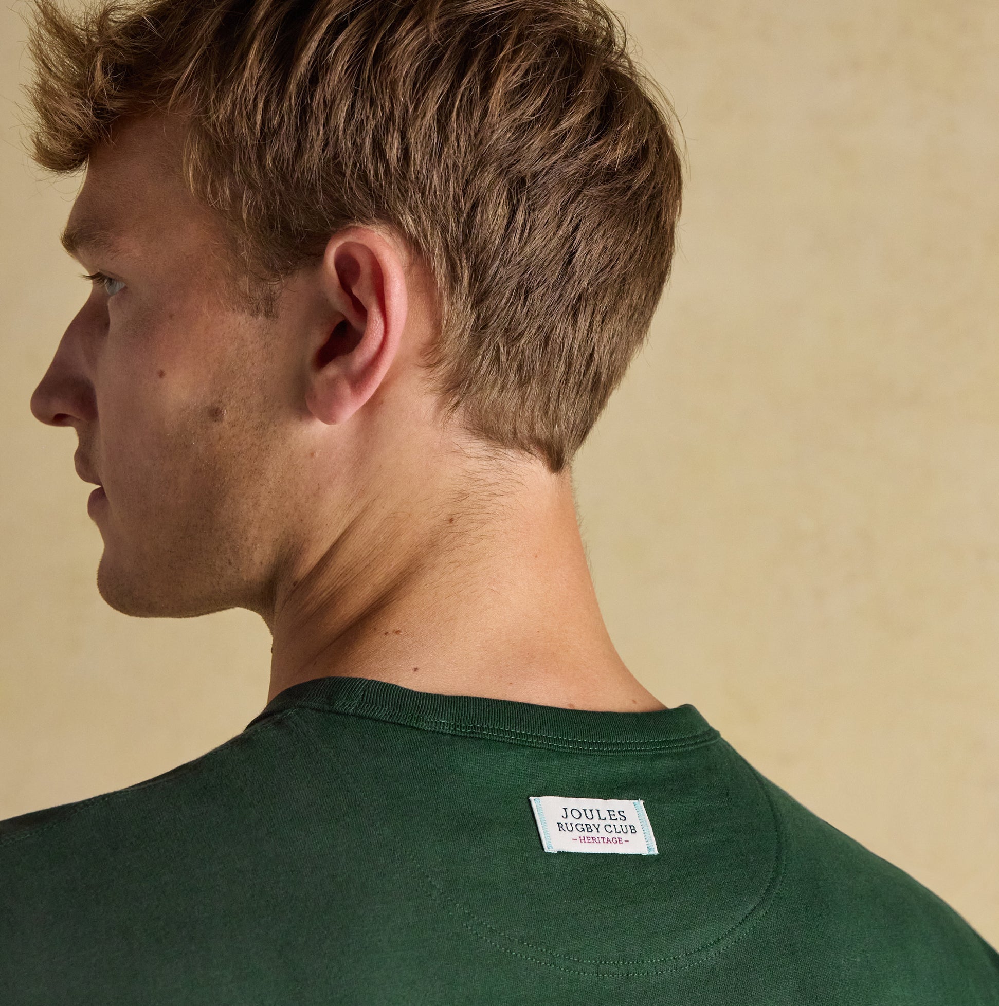Joules RUGBY CLUB TEE Mens T-Shirts Green