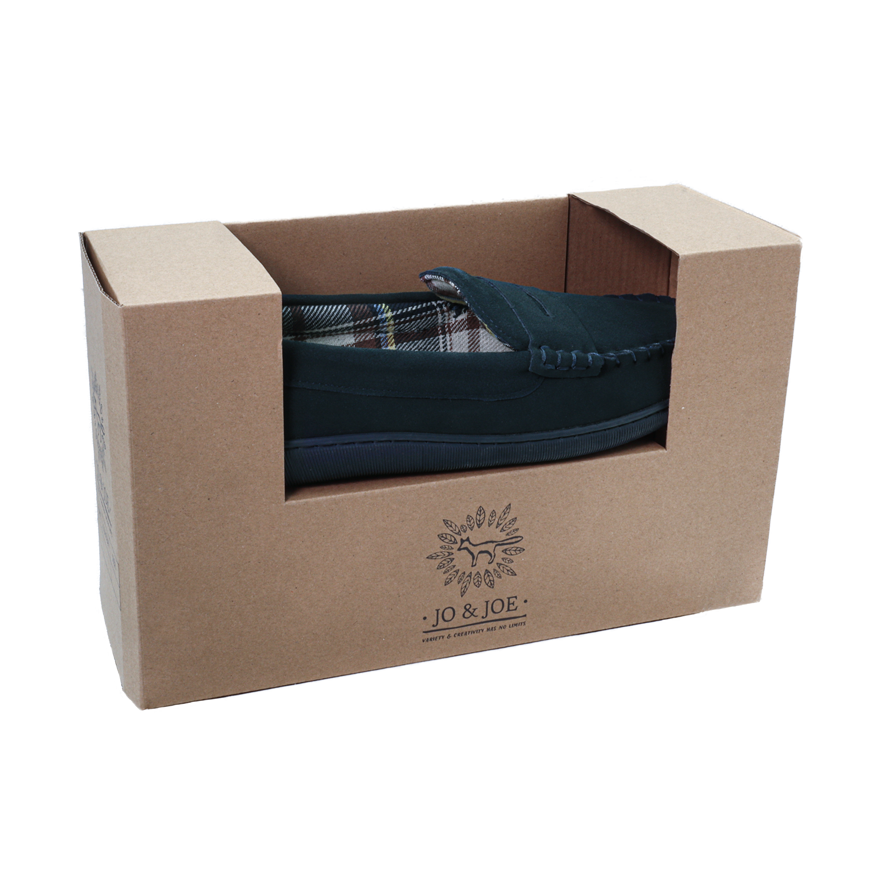 Jo & Joe BEAMSLEY Mens Moccasins Navy
