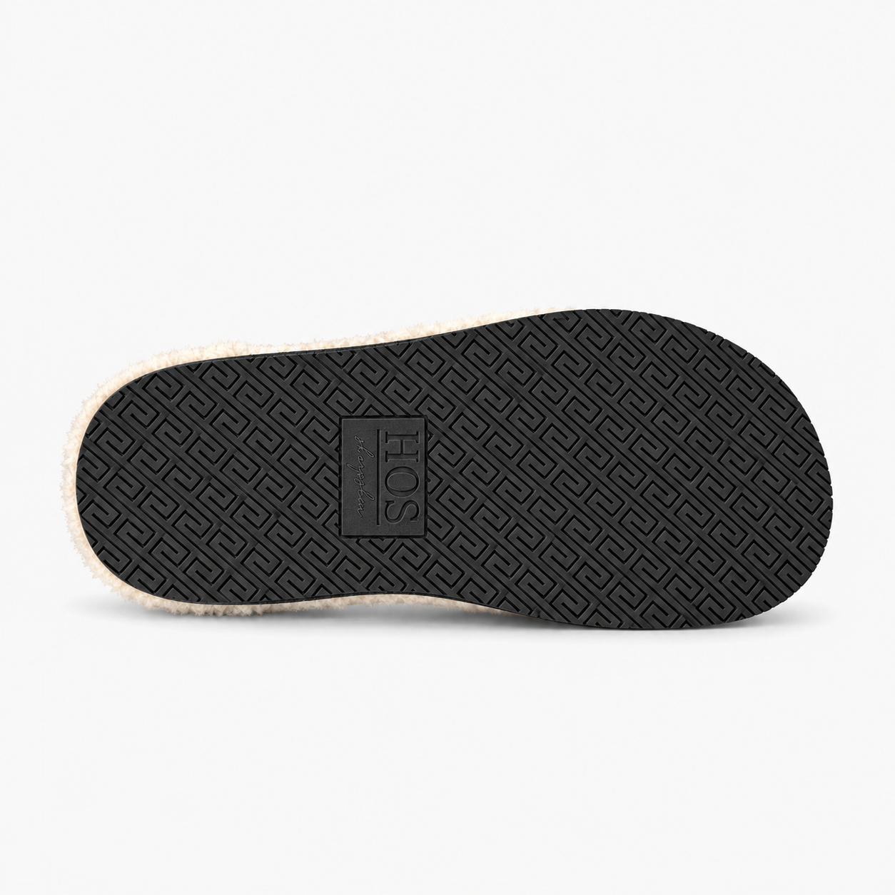 HOS Sheepskin EDWIN Mens Mules Black