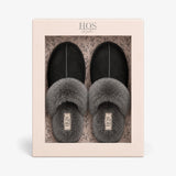 HOS Sheepskin AYLA Womens Mules Black