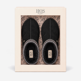 HOS Sheepskin BELLA Womens Mules Black