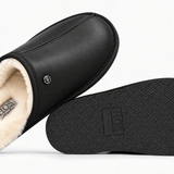 HOS Sheepskin EDWIN Mens Mules Black