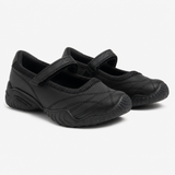 Skechers 81264L/BLK VELOCITY POUTY Girls Leather School Shoes Black
