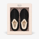 HOS Sheepskin TIA Womens Slipper Boots Black