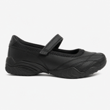 Skechers 81264L/BLK VELOCITY POUTY Girls Leather School Shoes Black