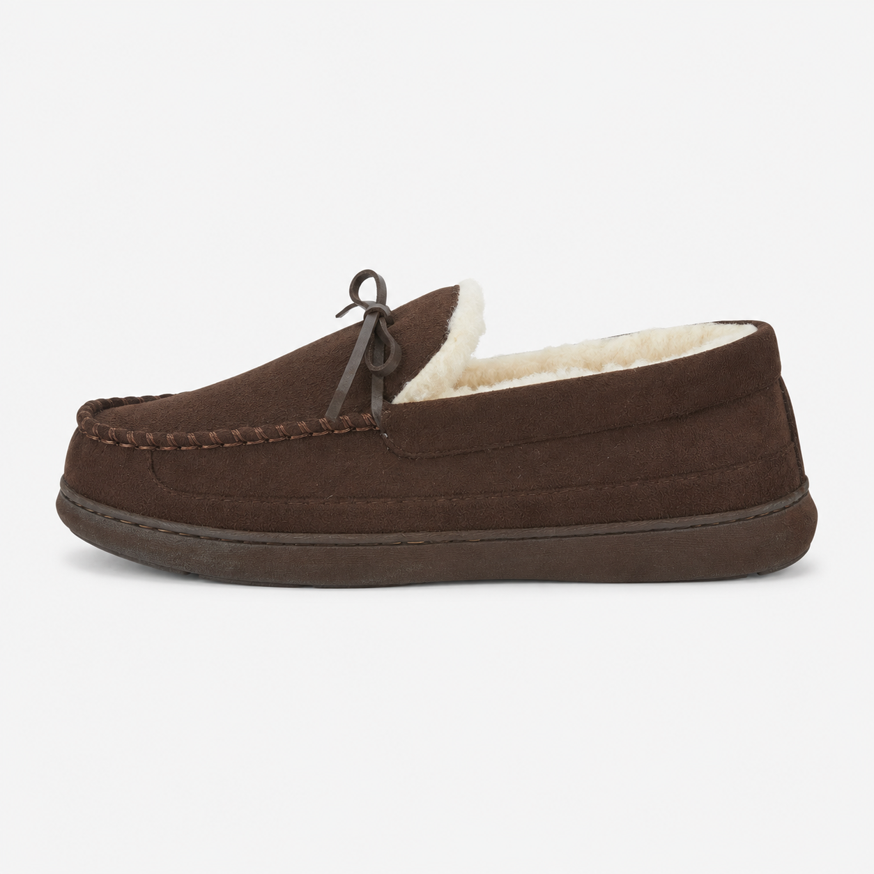 Jo & Joe CRANFORD Mens Moccasin Slippers Brown