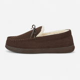 Jo & Joe CRANFORD Mens Moccasin Slippers Brown