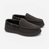 Jo & Joe ST ANDREWS Mens Moccasin Slippers Brown
