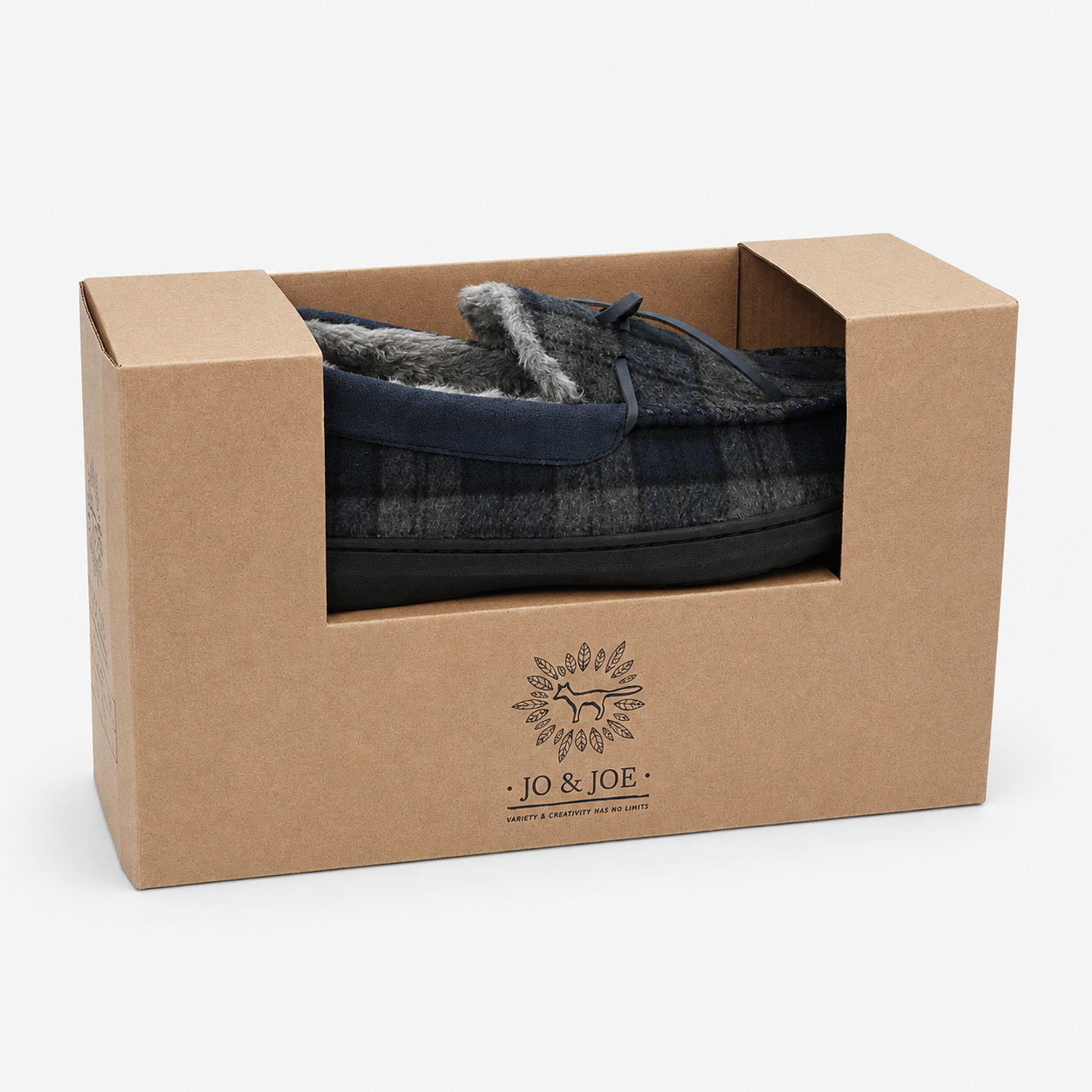Jo & Joe BUDE Mens Mules Navy