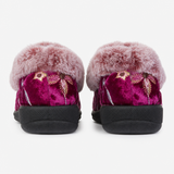 Jo & Joe MABEL Womens Full Slippers Burgundy