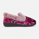 Jo & Joe MABEL Womens Full Slippers Burgundy