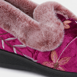 Jo & Joe MABEL Womens Full Slippers Burgundy