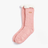 Barbour CABLE KNIT LOUNGE Socks Womens Socks Dusty Pink