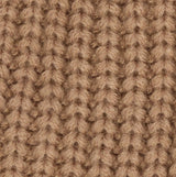 Barbour SALTBURN KNITTED Womens Gloves Mink detail view of knitted texture